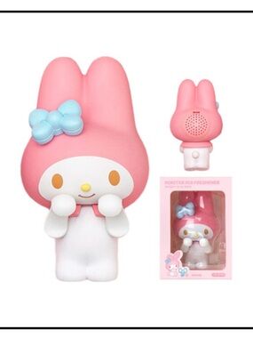 Sanrio My Melody Monitor & Vehicle Air Freshener - Kawaii Desk Decor